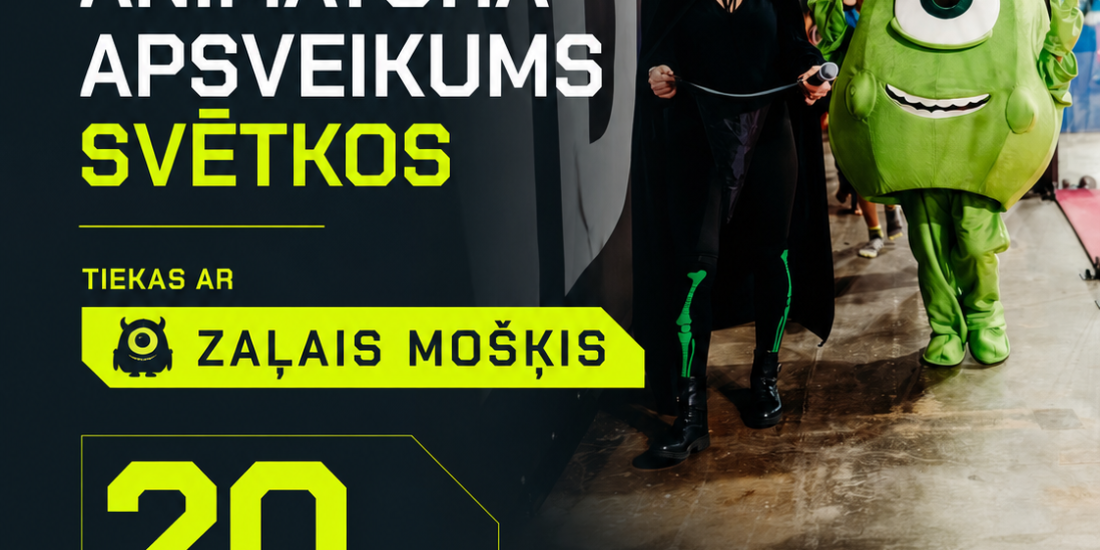 Animatora apsveikums svētkos!