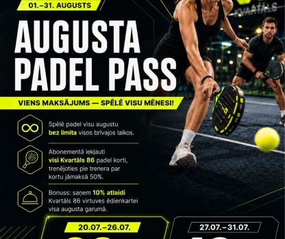 AUGUSTA PADEL PASS